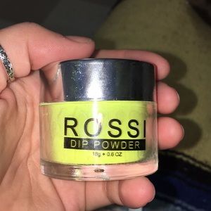 ROSSI neon yellow dip powder for dip nails